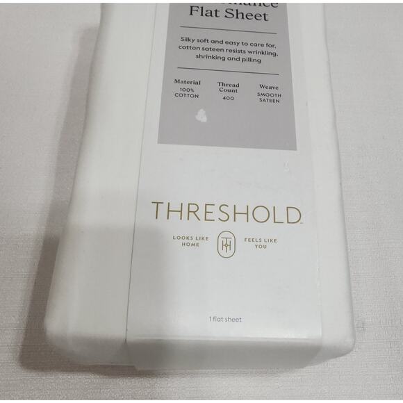 Threshold W85'' x L96'' performance flat sheets - Picture 2 of 7